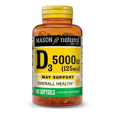 D3 5000IU Softgels (125mcg)