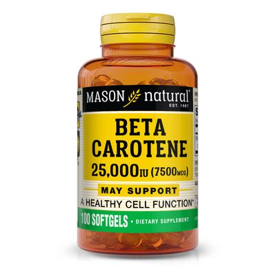 Beta Carotene 25,000IU Softgels