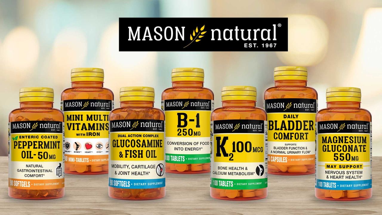 Línea de suplementos Mason Natural