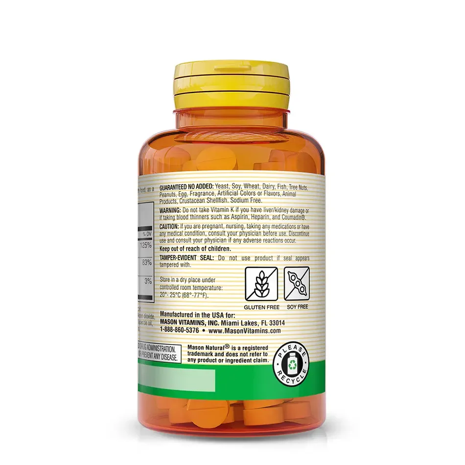 Vitamin K2 100mcg plus D3 tab 100mcg/1000 IU foto 3