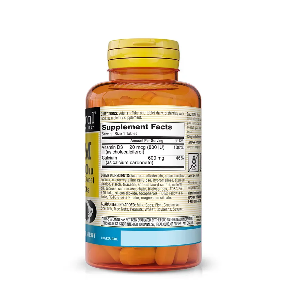 Calcium 600 mg Plus Vitamin D 3 foto 2