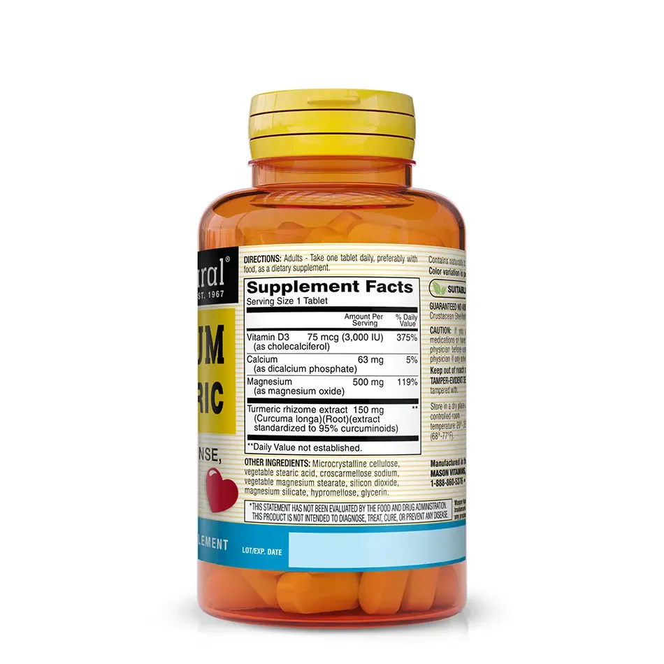 Magnesium & Vitamin D 3 With Turmeric foto 2