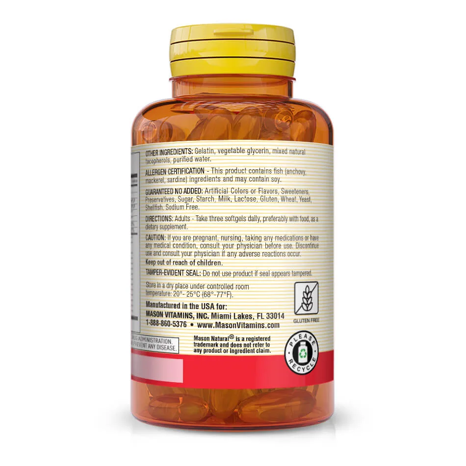 Omega 3-6-9 1200mg Fish, Flax, & Borage Oil Softgels foto 4