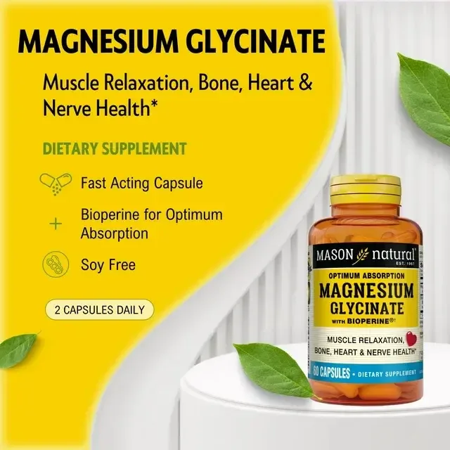 Magnesium Glycinate w/Bioperine® foto 7