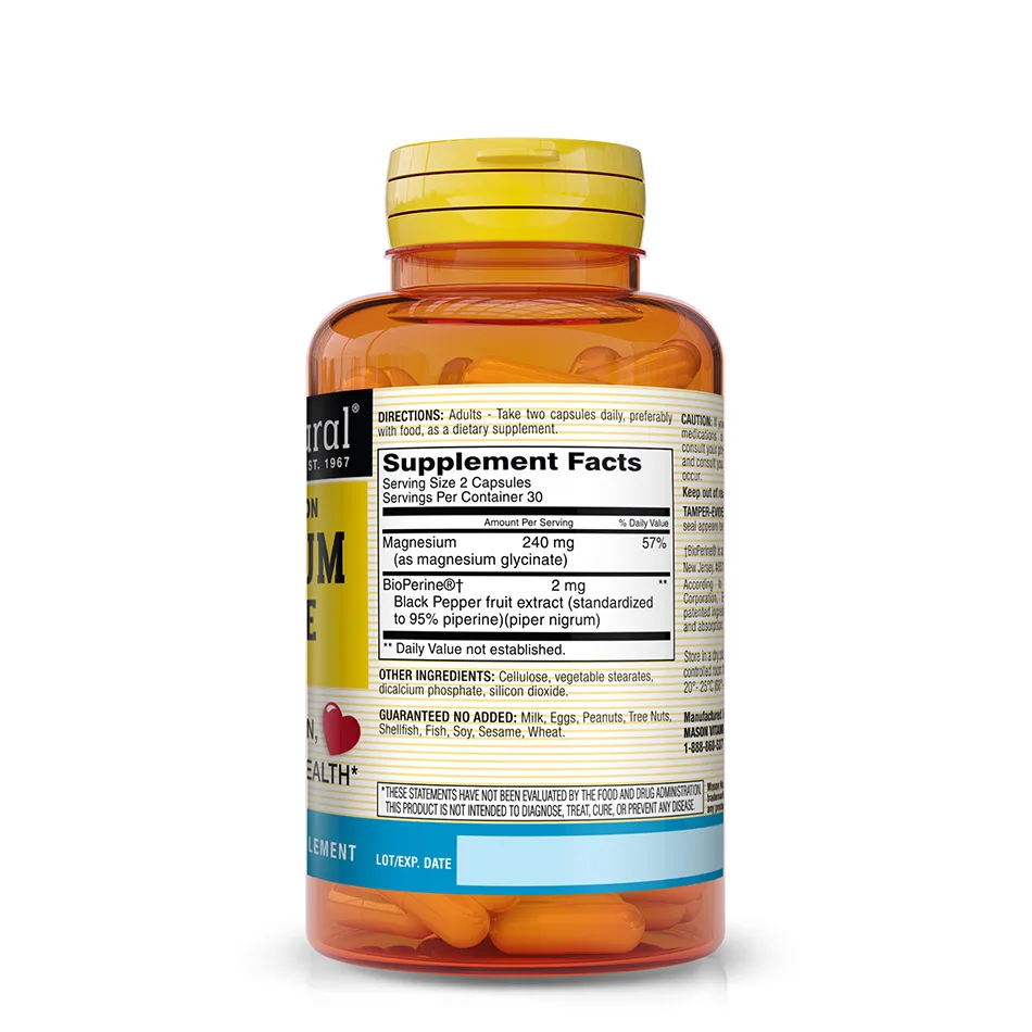Magnesium Glycinate w/Bioperine® foto 2