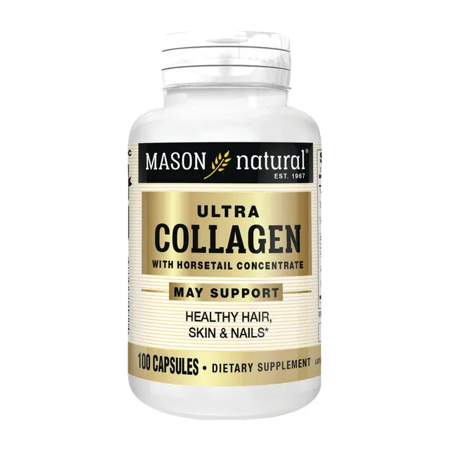 Ultra Colágeno con Concentrado de Cola de Caballo – Cápsulas de Colágeno con Biotina, Vitamina E, Zinc y Más