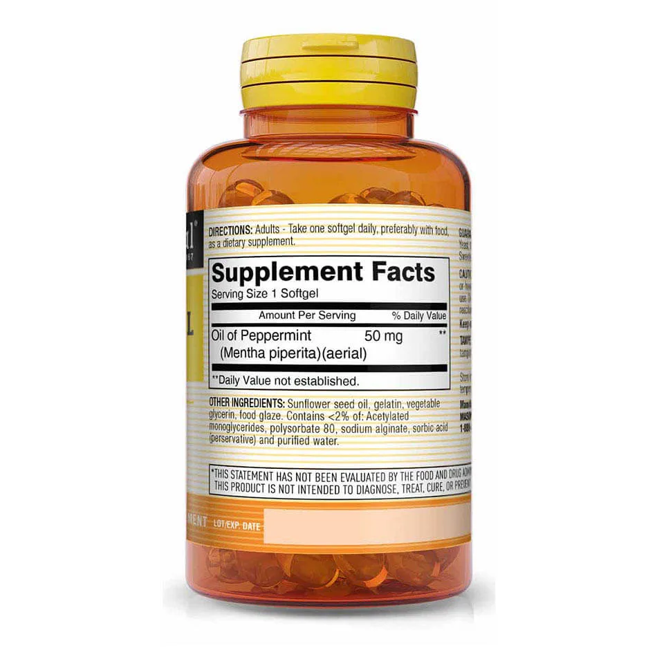 Peppermint Oil 50mg Softgels foto 3