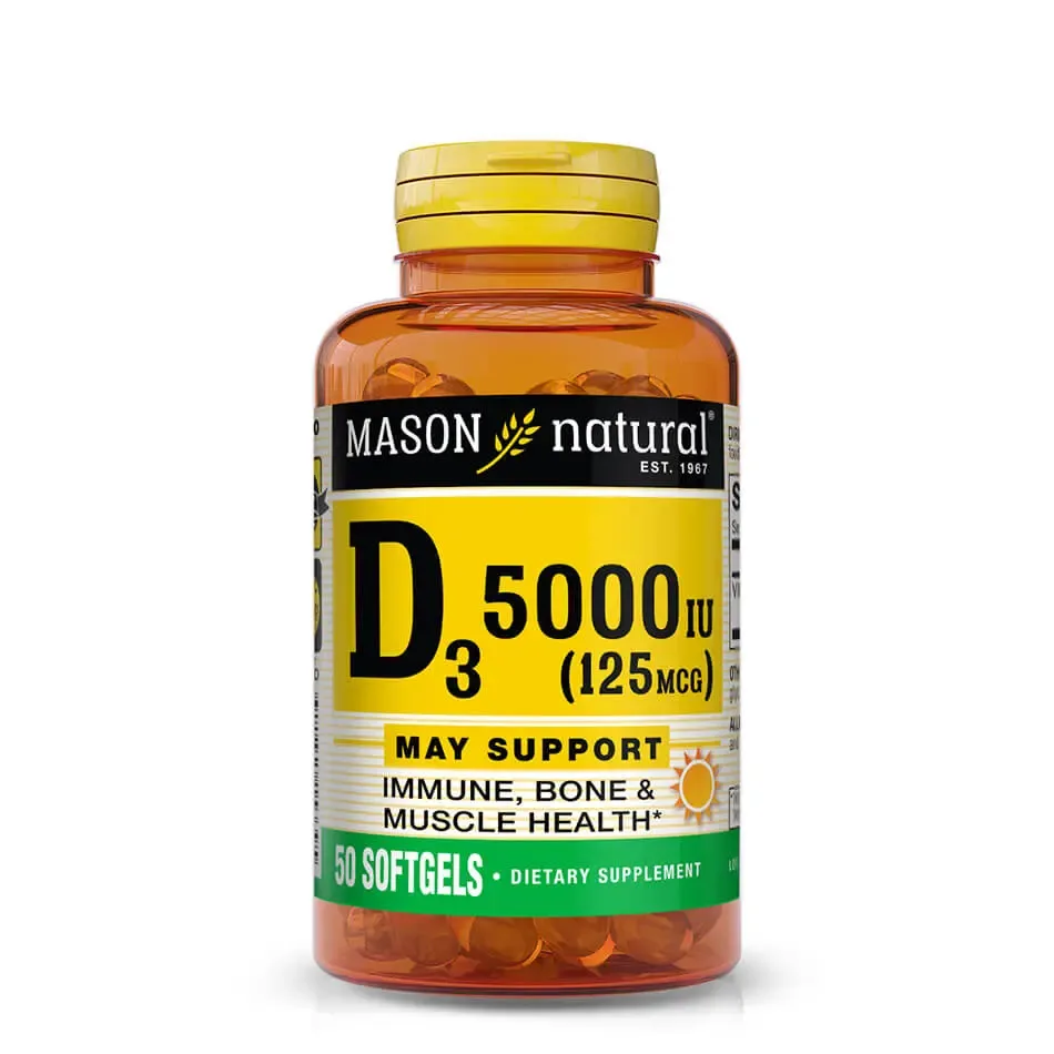 D3 5000IU SOFTGELS (125MCG)