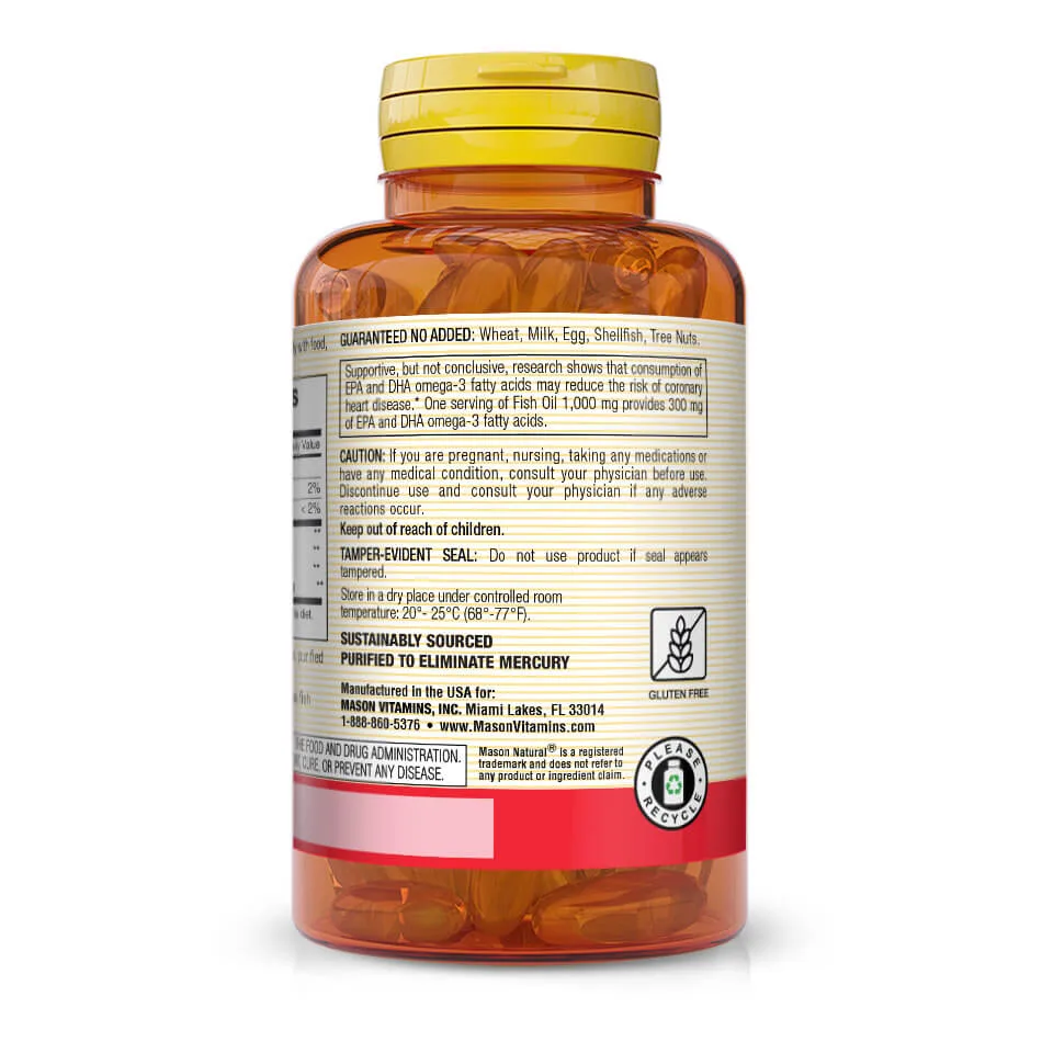 Fish Oil 1000MG Omega-3 Softgel foto 3