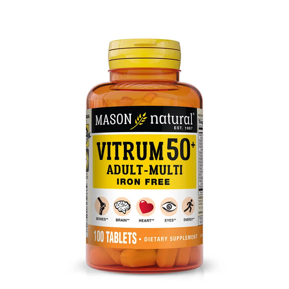 Vitrum 50 Plus - Senior Multi-  Iron Free -Tablets