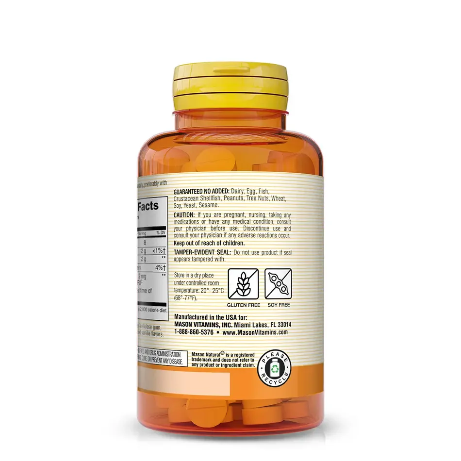 Acidophilus 20 Million CFU Chewable Wafers (Vanilla-Banana Flavor) foto 4