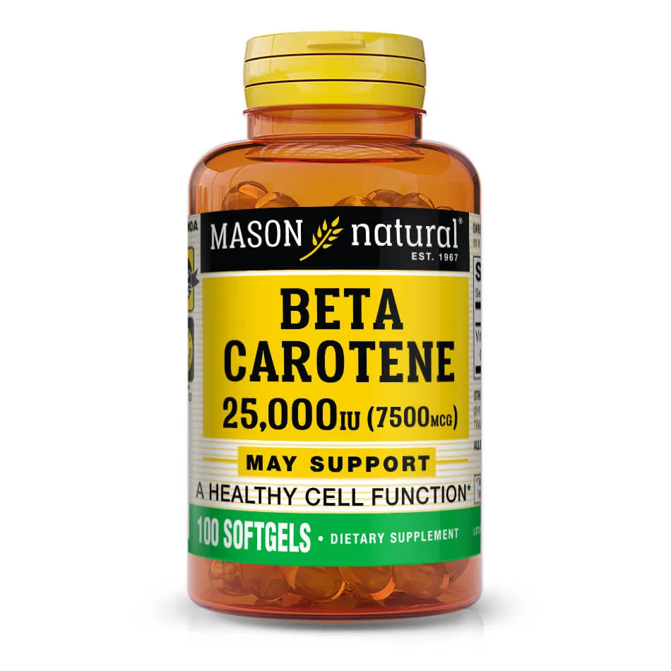 Beta Carotene 25,000IU Softgels
