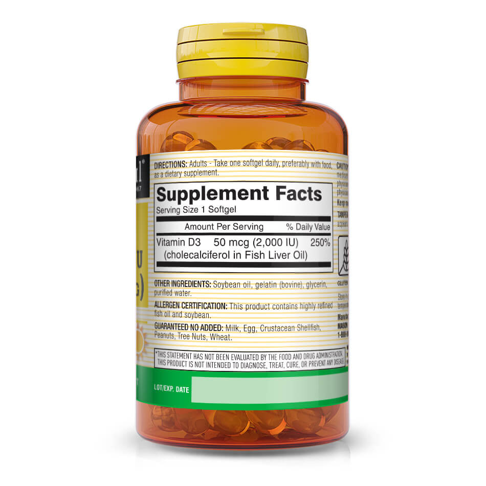 Vitamina D3 2000UI (50mcg)