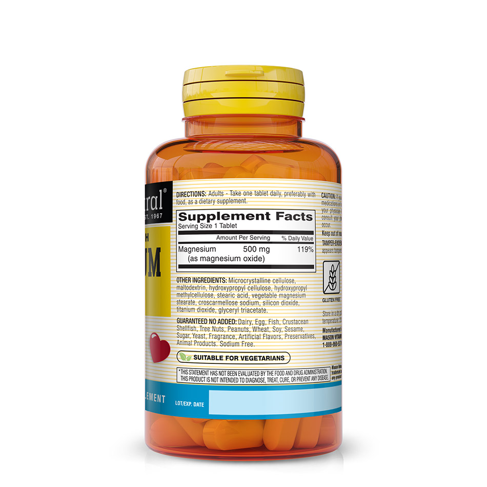 Magnesio 500 mg Extra Fuerte