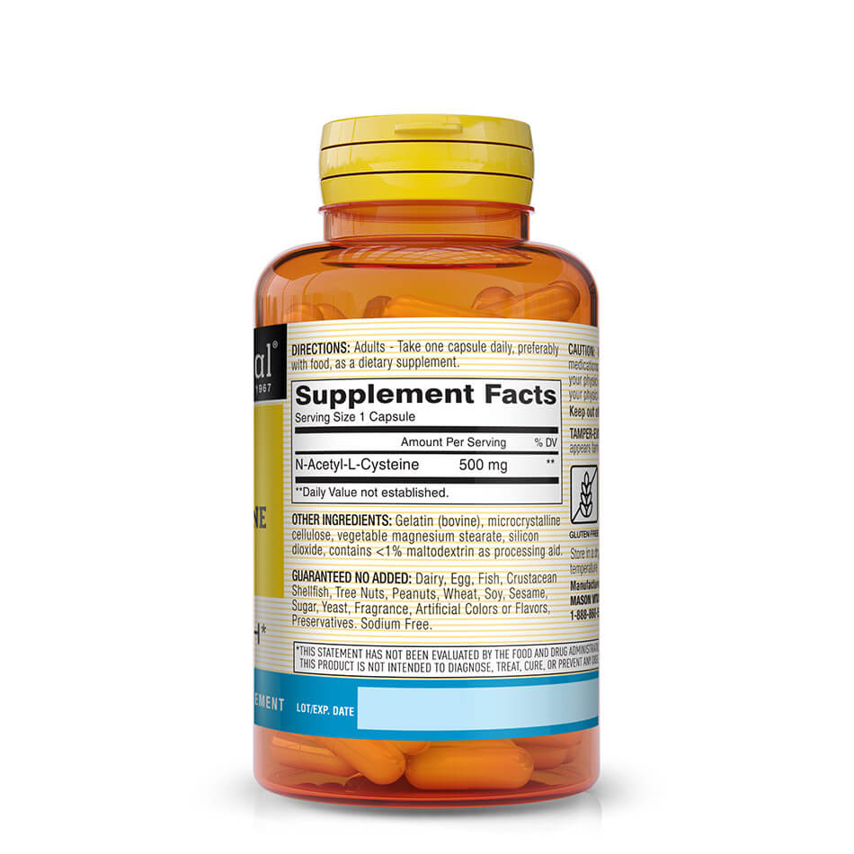NAC N-Acetil L-Cisteína 500 mg