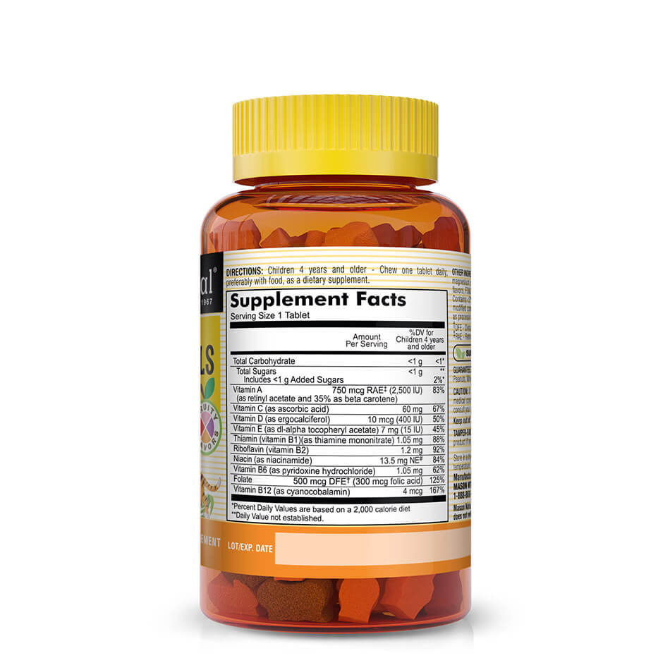 Multivitamínicos de Animalitos Masticables - Niños