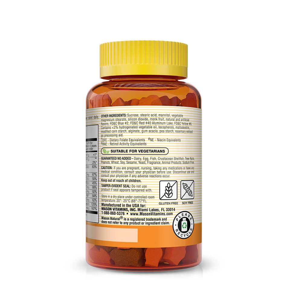 Multivitamínicos de Animalitos Masticables - Niños