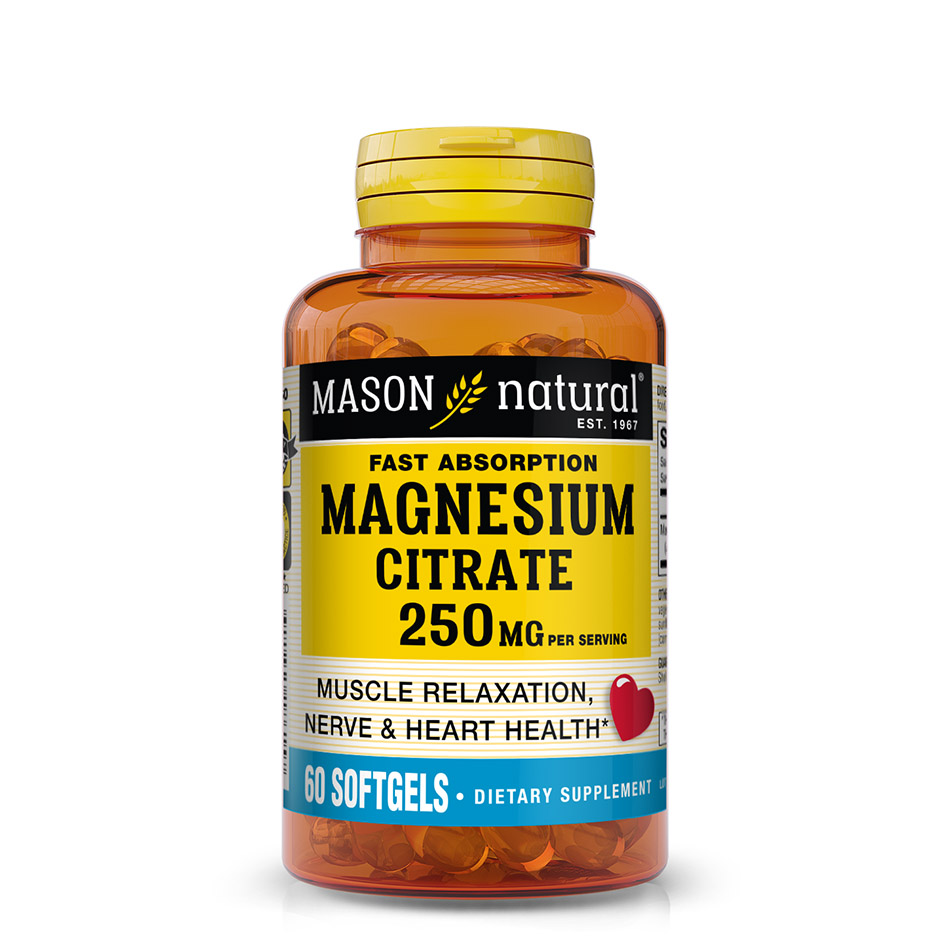 Citrato de Magnesio 250mg, Absorción rápida