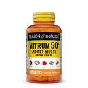 Vitrum 50 Plus - Multivitamínico para Adultos-  Libre de Hierro 