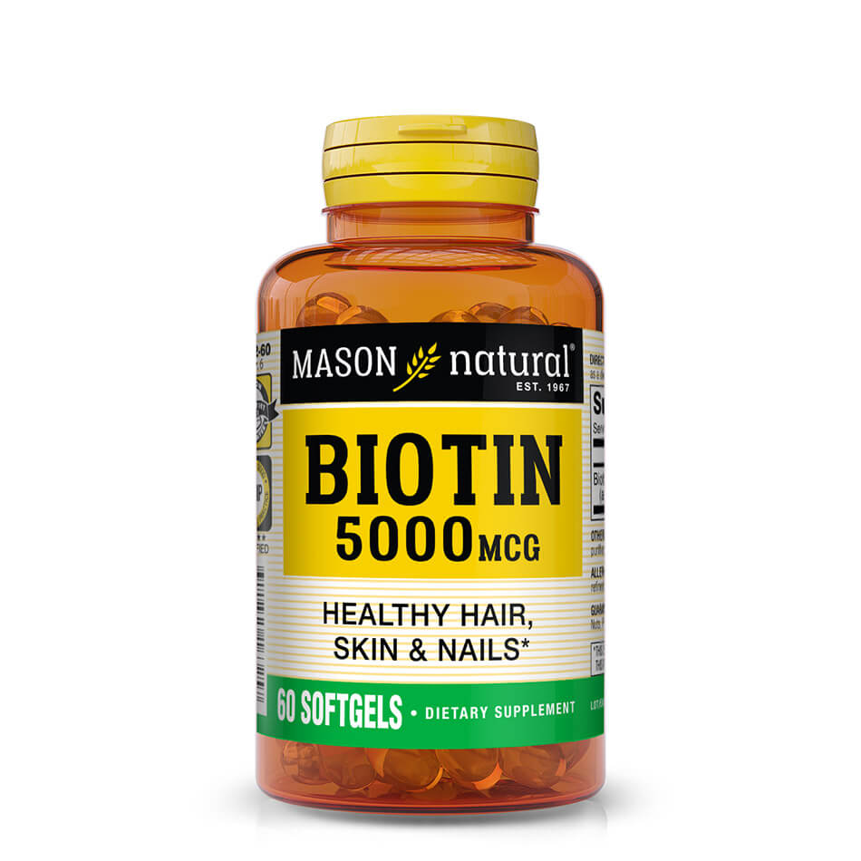 [1632-60] Biotin 5,000mcg Softgels