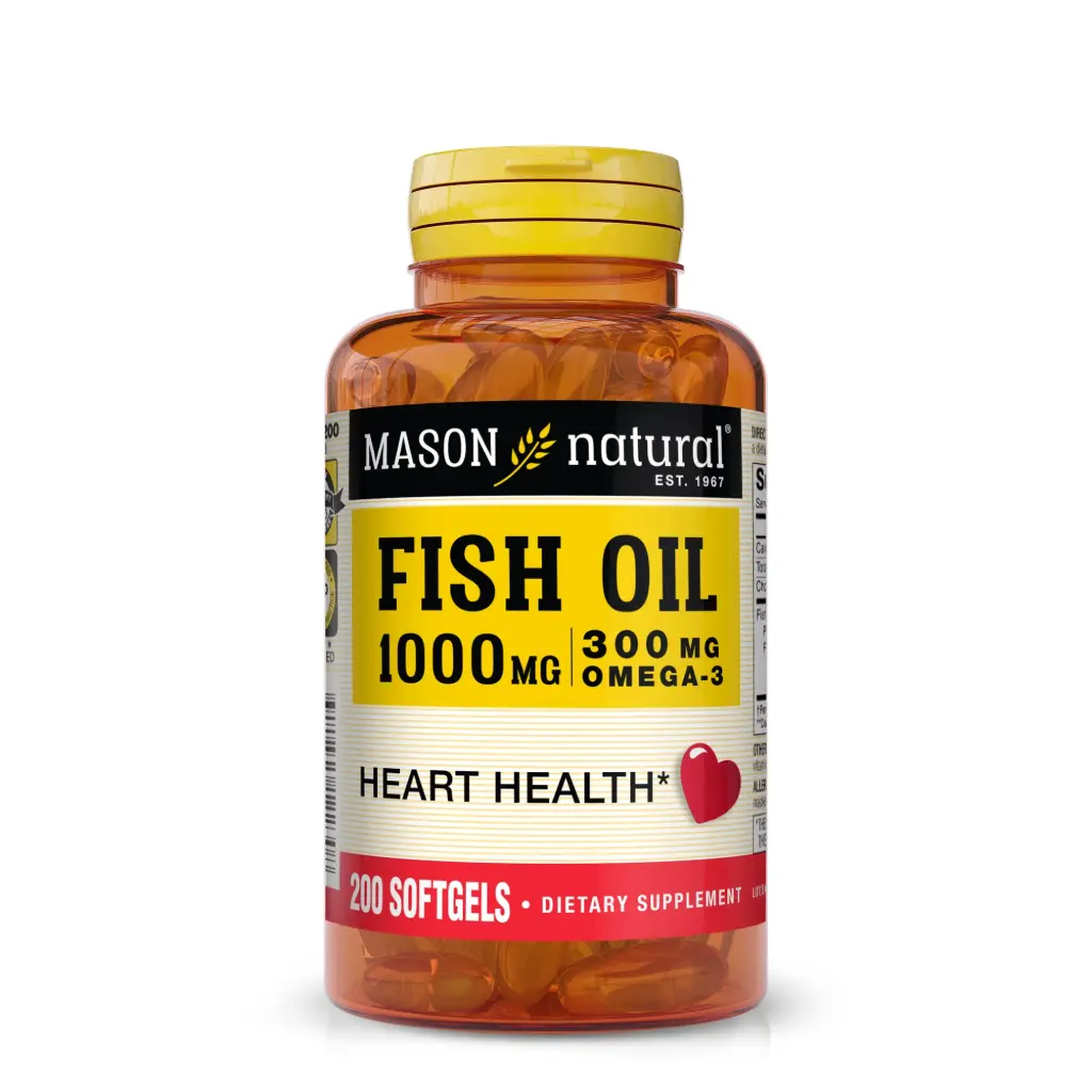 [1223-200] Aceite de Pescado 1000mg (Omega-3 300mg) - 200 cápsulas blandas