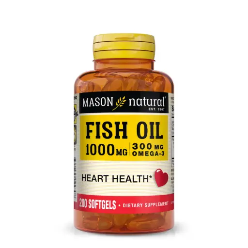 [1223-200] Aceite de Pescado 1000mg (Omega-3 300mg) - 200 cápsulas blandas